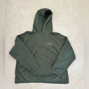Vintage Eddie Bauer 1920 Hoodie - Olive Green